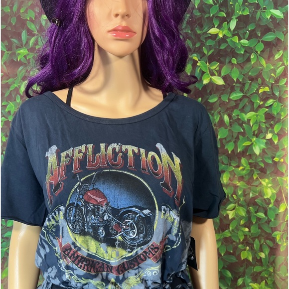 AC VNTG MTRS S/S TEE Affliction Women’s T-Shirt - Picture 14 of 16
